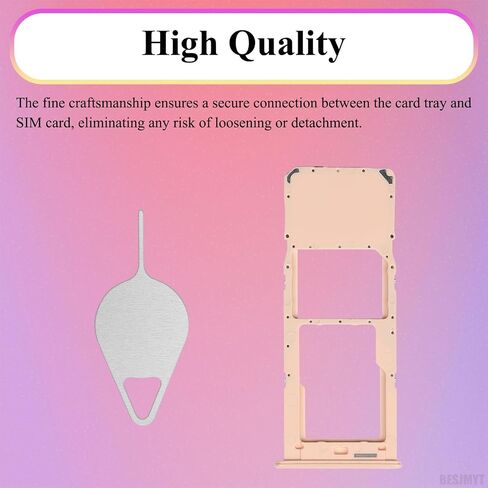 Sim Card Tray Replacement for Samsung Galaxy A23 5G (Single SIM Version) - Peach Card Tray Slot Holder Bracket Adapter with Needle Ejector for A23 5G SM-A236U A236U1 in Saudi Arabia
