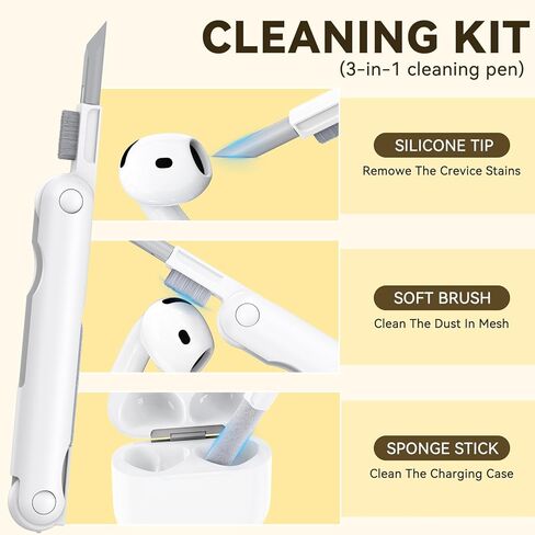 Cute Case Compatible with AirPods 4 Case Cover 2024,Kawaii Funny 3D Cartoon AirPods 4th Genaration Case,Star Shape Silicone Protective Cover with Cleaner Kit and Keychain for Women Girls(Yellow) in Saudi Arabia
