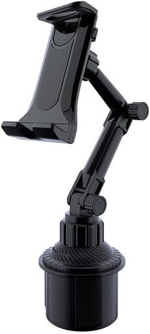 Tablet Holder for Car, for iPad Cup Holder Car Mount with Depth Large Clamp, Height Adjustable Tab Mount Holder in Saudi Arabia