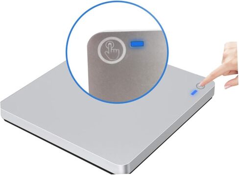واجهة مزدوجة USB Type-c ناسخ أقراص مضغوطة خارجي رفيع للغاية ومشغل أقراص CD DVD Vcd ومقبس كاتب وناقل حركة عالي السرعة للاستخدام المنزلي والمكاتب المتوافقة مع أنظمة Windows in Kuwait
