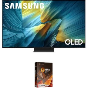 SAMSUNG QN55S95FAFXZA 55 Inch OLED HDR Pro 4K Smart TV with Q-Symphony Pro and 2 Year Amber Protection Plan (2025) in Kuwait