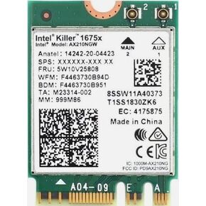 Killer Wi-FI 6E 1675X + Bluetooth 5.3, WiFi Module Upgrade in Saudi Arabia