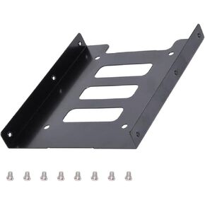 Desktop PC 2.5" to 3.5" Drive Converter Kit 2.5in to 3.5in SSD Mounting Adapter Bracket with 40cm Line SSD Mounting Bracket Kit Computer Case Accessory Adapter Drive Bay Holder in Kuwait