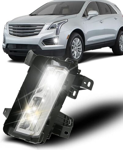 KARPAL LED DRL Cornering Lamp Turn Signal Fog Light Left Driver Side GM2531137 Compatible with 2017-2020 Cadillac XT5 LH in Saudi Arabia