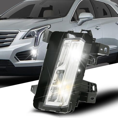 KARPAL LED DRL Cornering Lamp Turn Signal Fog Light Left Driver Side GM2531137 Compatible with 2017-2020 Cadillac XT5 LH in Saudi Arabia