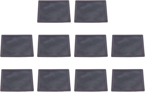 Dpofirs Mesh Frame with Dust Filter for Magnetic Fan, 140 mm, Black, for PC Computer Case, High Fan Speed for Good Heat Dissipation, Pack of 10 in Saudi Arabia