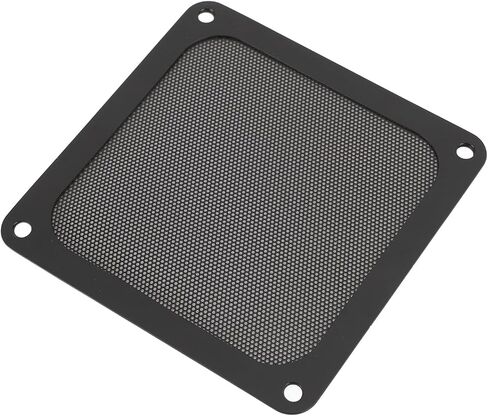 Keenso 120mm PVC Computer Cooler Fan Dust Filter, Ultra Fine Holes, Magnetic Frame, 4pcs PC Fan Dust Filter Mesh Grille, Easy to Install and Replace for PC Case Power Supply (Black) in Saudi Arabia