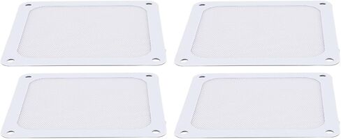 Aramox PC Fan Dust Filter Magnetic Installation 120mm PVC Cooler Fan Dust Filter Mesh Grills, for Chicken Coop Vent, Easy Maintenance, for Vents [4PCS] (White) in Saudi Arabia