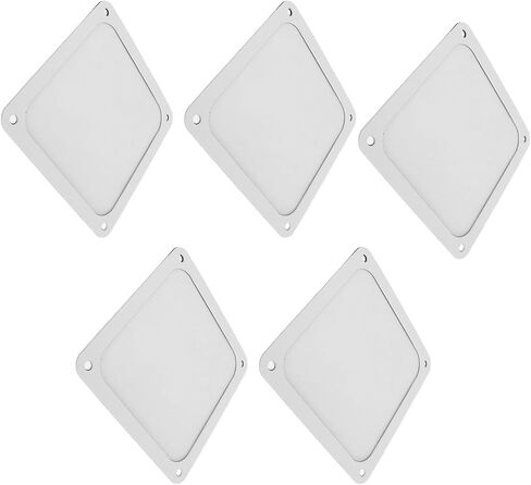 ciciglow PC Case Dust Mesh Filter, 5Pcs 120x120mm Computer Fan Dust Filter Mesh Magnetic Frame Proof Cover Grills (Black) in Saudi Arabia
