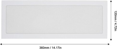 BAFOVY PC Fan Dust Filter Computer Grills Dust Mesh Magnetic PVC Filter Grills for Computer Cooler Fan PSU 120x360mm 4.72x14.17in (White) in Saudi Arabia