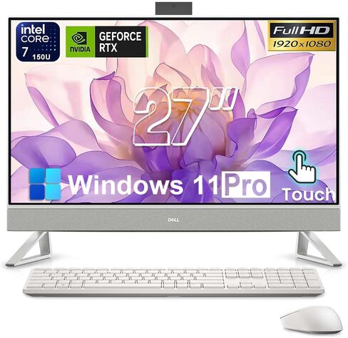 كمبيوتر مكتبي Dell Inspiron 7730 مقاس 27 بوصة يعمل باللمس الكل في واحد، Intel 10-Core 7 150U، NVIDIA GeForce MX570A، شاشة لمس FHD مقاس 27 بوصة، Wi-Fi 6E، Win 11Pro (ذاكرة الوصول العشوائي 64 جيجابايت، 2 تيرابايت SSD) in Saudi Arabia