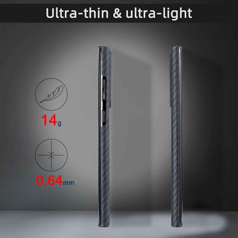 Aramid Fiber Case for Samsung Galaxy S25 5G with Carbon Fiber Texture, Super Slim Protective Cover, Soft Touch Sturdy Durable Case, Snap-on Back Cover Wireless Charging Friendly in Kuwait