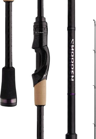 PURELURE Sharpen Fishing Rod ألياف الكربون M40JB+T1100G، سريع جدًا/M سريع الحركة، مقعد بكرة الكربون، مقبض فلين 3A ومقبض EVA، أدلة حلقة دائرية فوجي جديدة، 6'5"-9'2" قضيب غزل وصب للمياه العذبة/المالحة in Kuwait