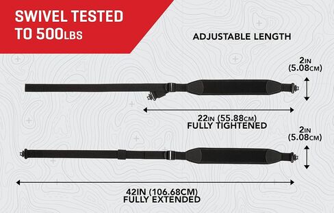 Allen Cascade Neoprene Rifle Sling with Swivels in Saudi Arabia
