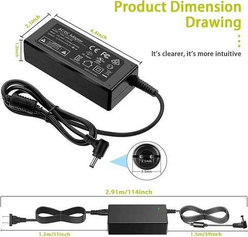 12V 4.17A AC Power Adapter(UK Plug) in Saudi Arabia