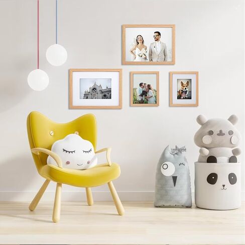 إطار صورة مقاس 18 × 24 مع زجاج شبكي مصقول، لمسة نهائية من الخشب الأسود، إطارات ملصقات عريضة كبيرة لمجموعة سيلفان عمودية أو أفقية للملصقات والمطبوعات الفنية والصور مقاس 18 × 24 in Kuwait