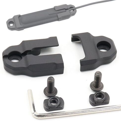 Mlok Pressure Switch Mount Plate for PEQ 15 Remote Tape Switch Mounting Aluminum in Saudi Arabia