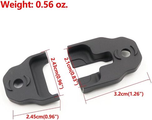 Mlok Pressure Switch Mount Plate for PEQ 15 Remote Tape Switch Mounting Aluminum in Saudi Arabia