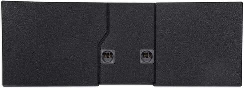 Rockville REC56 Dual 12" Vented Subwoofer Enclosure, 2007-2013 GMC/Chevy Crew Cab, Underseat Upfire, Bed Liner Finish, 5/8" MDF, for Car Audio Bass Upgrade in Saudi Arabia