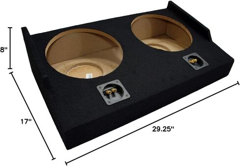 American Sound Connection Compatible with 2015-2025 Ford F-150 Super Cab EXT Truck Dual 10" Sub Box Subwoofer Enclosure in Saudi Arabia
