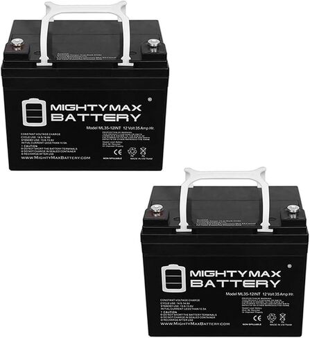 بطارية Mighty Max 12V 35AH SLA INT بديلة للبطارية لمزايا SP43 Pioneer - عبوتان in Kuwait