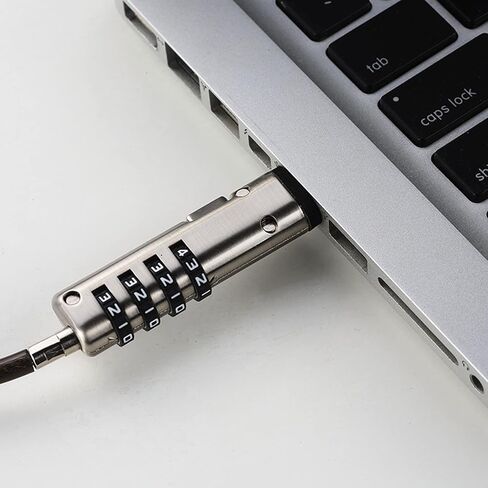 Keyless Office Protective Cable USB Port Professional 4 Digital Password Anti Theft Laptop Security in Saudi Arabia