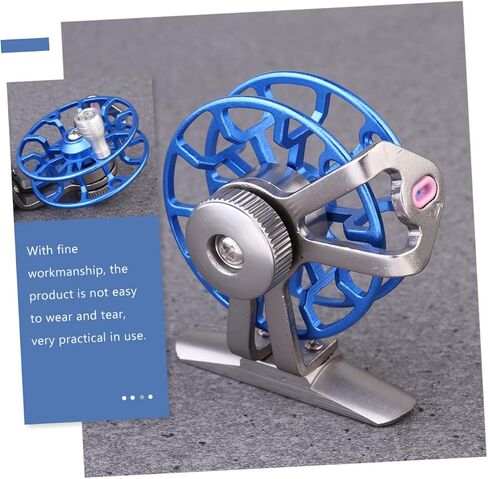 Milisten Fly Reel Metal Fishing Wheel for Outdoor Adventures Lightweight Design Durable Construction for Freshwater and Saltwater Fishing Right Handed Use in Saudi Arabia