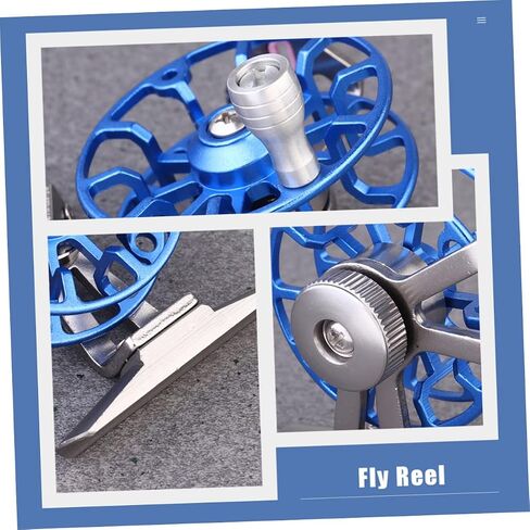 Milisten Fly Reel Metal Fishing Wheel for Outdoor Adventures Lightweight Design Durable Construction for Freshwater and Saltwater Fishing Right Handed Use in Saudi Arabia