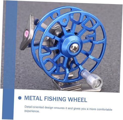 Milisten Fly Reel Metal Fishing Wheel for Outdoor Adventures Lightweight Design Durable Construction for Freshwater and Saltwater Fishing Right Handed Use in Saudi Arabia