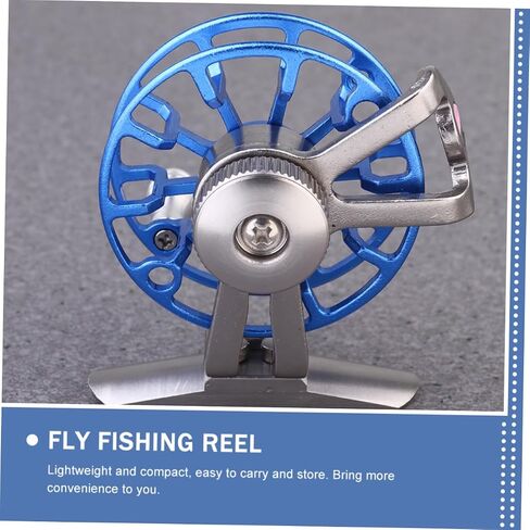 Milisten Fly Reel Metal Fishing Wheel for Outdoor Adventures Lightweight Design Durable Construction for Freshwater and Saltwater Fishing Right Handed Use in Saudi Arabia