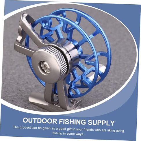 Milisten Fly Reel Metal Fishing Wheel for Outdoor Adventures Lightweight Design Durable Construction for Freshwater and Saltwater Fishing Right Handed Use in Saudi Arabia