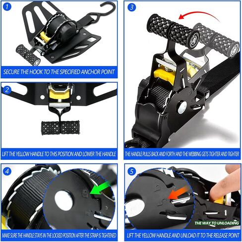 2PCS Retractable Tie Down Straps Compatible with 2019-2025 Chevy Silverado GMC Sierra 1500 Ratchet Strap Replacement for Chevy Silverado Accessories in Saudi Arabia