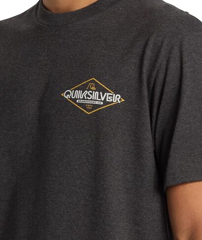 Quiksilver - تي شيرت رجالي Omni Sign، اللون كحلي، المقاس: كبير in Saudi Arabia