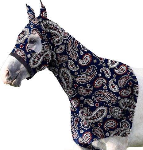 Harrison Howard Soft Fleece Trim Stretchy All-Covered Comfortable Horse Head Hood with Zipper-Chic Flamingo in Saudi Arabia