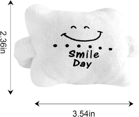 Cute Plush Wrist Rest Soft Fabric Hand Support Cushion Ergonomic Support Cushion Wristband for Office Gaming and Work (White Happy Day) in Saudi Arabia