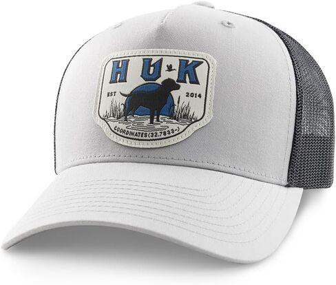 HUK Unisex Kids Trucker Hat, Anti-Glare Snapback Fishing Hat for Kids in Saudi Arabia