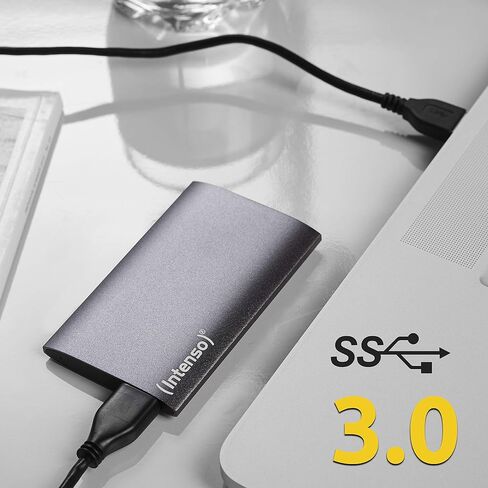 محرك أقراص SSD خارجي Intenso 1.8 512 جيجابايت USB 3.0 ألومنيوم ممتاز، محرك أقراص الحالة الصلبة in Kuwait