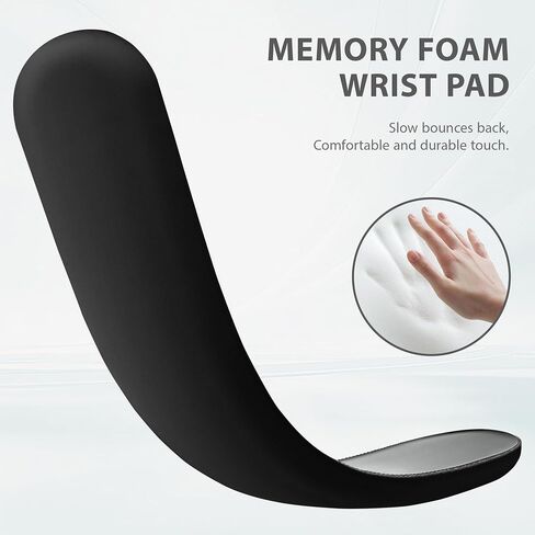 Ospelelf Wrist Rest for Keyboard and Mouse Ergonomic Mouse Pad with Wrist Support Memory Foam Wrist Rest for Computer Keyboard,3-in-1 Gel Mouse and Keyboard Pad for Office Pink in Saudi Arabia