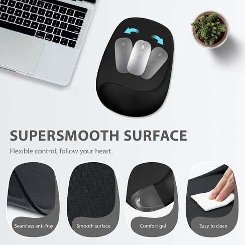 Ospelelf Wrist Rest for Keyboard and Mouse Ergonomic Mouse Pad with Wrist Support Memory Foam Wrist Rest for Computer Keyboard,3-in-1 Gel Mouse and Keyboard Pad for Office Pink in Saudi Arabia