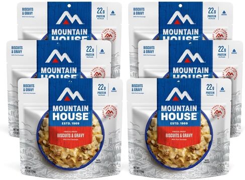 Mountain House Granola with Milk & Blueberries | Freeze Dried Backpacking & Camping Food | 6-Pack (0055450) in Saudi Arabia