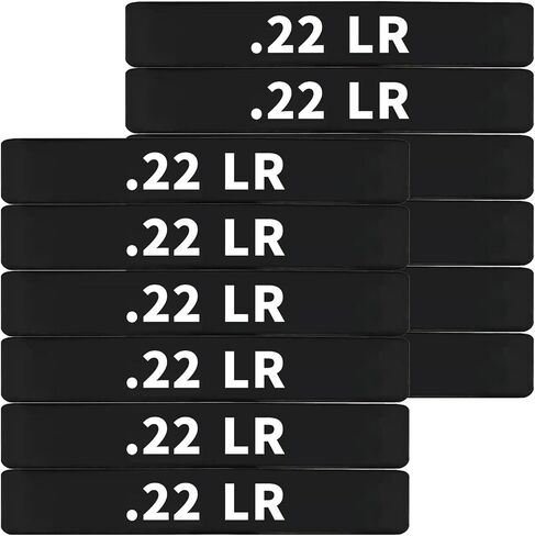 12 حزمة Miaozhun .22 LR أشرطة تحديد المجلات .22LR تحديد عيار الذخيرة (أسود-أحمر) in Saudi Arabia