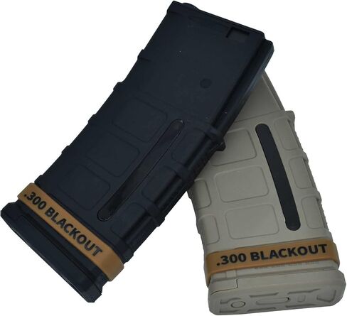 45 Pack Miaozhun Magazine Marking Bands, 5.56 NATO, .300 Blackout, 7.62x39mm Magazine Caliber Identification in Saudi Arabia