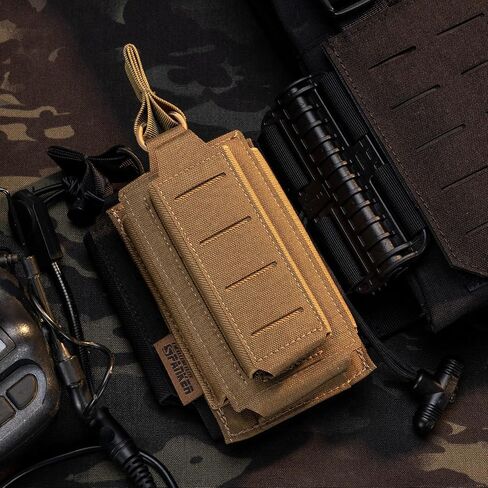 EXCELLENT ELITE SPANKER Tactical Open-Top Single/Double/Triple Molle Mag Pouch for Pistol Mag Pouch Tactical Bag Accessories Holder in Saudi Arabia