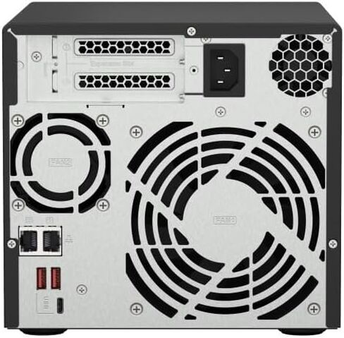 QNAP TS-473A 4-Bay Turbo Station NAS (AMD Ryzen Embedded V1500B 4-Core/8-Thread 2.2GHz 8GB DDR4 RAM 2xRJ-45 2.5GbE LAN Port) 16TB Bundle with 4X 4TB Seagate Wolf IronNAS HDDs in Saudi Arabia