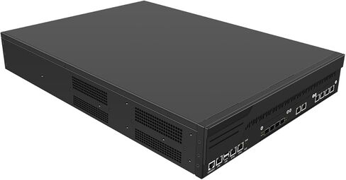 HUNSN 2U Firewall Appliance XEON Server مع IPMI، طاقة مزدوجة قابلة للتبديل السريع، OPNsense، VPN، 2 x E5 2699 V3، RJ70، C612، 8 x LAN، 4 x SFP+ 10GbE، 192 جيجا رام، 256 جيجا SSD in Kuwait