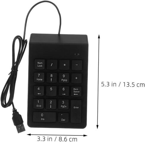 2 قطعة USB لوحة المفاتيح الرقمية لوحة الأرقام الميكانيكية مفاتيح المحمولة الصامت Numpad لأجهزة الكمبيوتر المحمول كمبيوتر مكتبي المحاسبة المالية إدخال البيانات in Kuwait