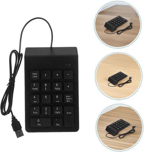 2 قطعة USB لوحة المفاتيح الرقمية لوحة الأرقام الميكانيكية مفاتيح المحمولة الصامت Numpad لأجهزة الكمبيوتر المحمول كمبيوتر مكتبي المحاسبة المالية إدخال البيانات in Kuwait