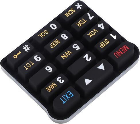 Gugxiom 8Pcs Number Keyboard Replacement for UV9R Plus Series, Silicone Keypad Two Way Radio Repair Parts in Saudi Arabia
