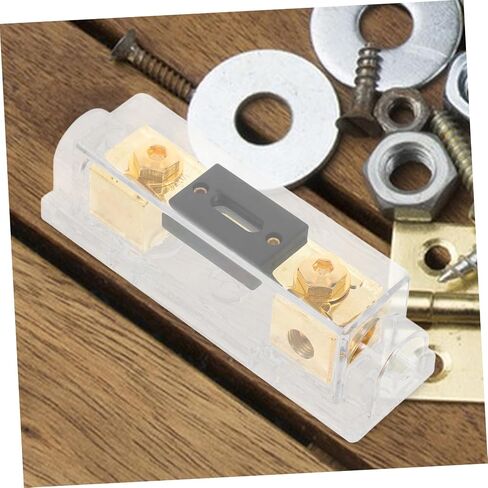 200A Auto Audio Fuse Block Amplifier Fuse Holder for Automotive Sound Systems Durable High Temperature Resistance Enhanced Safety Against Overload Reliable Power Distribution in Saudi Arabia