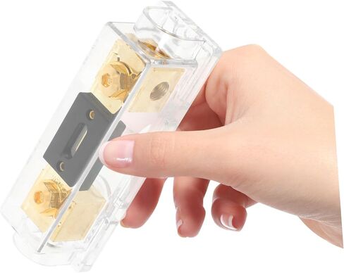 200A Auto Audio Fuse Block Amplifier Fuse Holder for Automotive Sound Systems Durable High Temperature Resistance Enhanced Safety Against Overload Reliable Power Distribution in Saudi Arabia